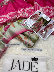 Premium Digital Print Lawn 3pc Suit