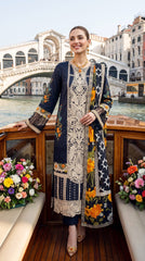 Luxury Embroidered Dhanak 3pc