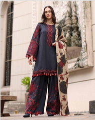 Luxury Embroidered Dhanak 3pc