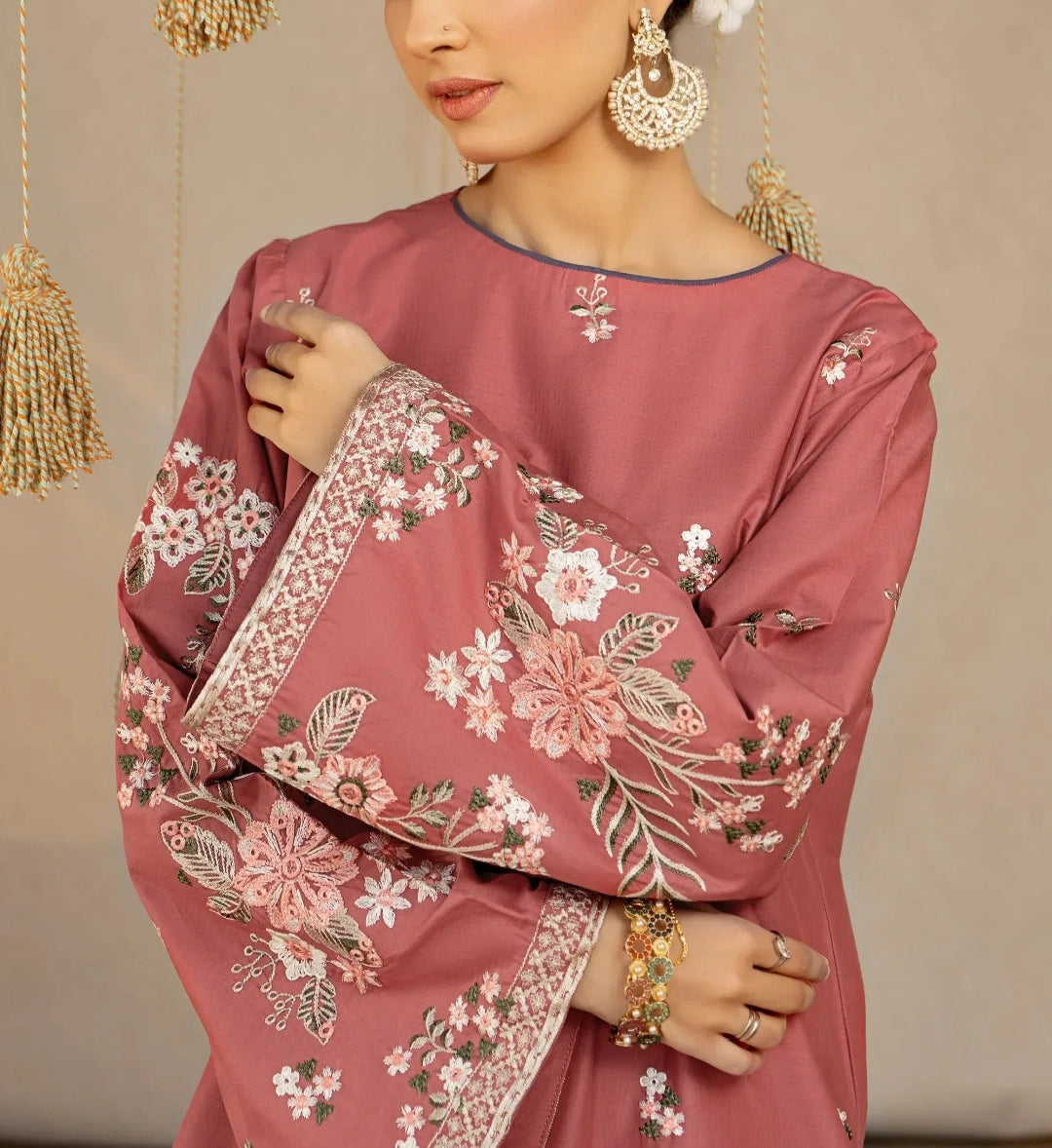 Royal Blossom Embroidery Lawn