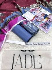 Premium Digital Print Lawn 3pc Suit