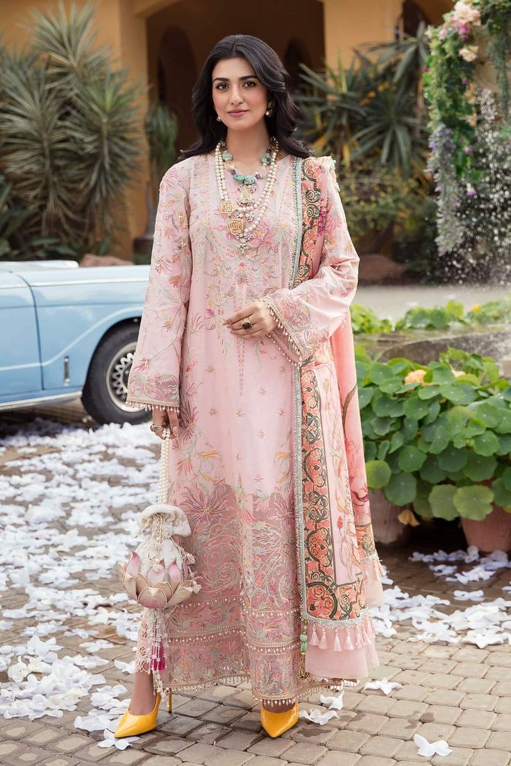 Blossom Embroidery 3pc Lawn Suit