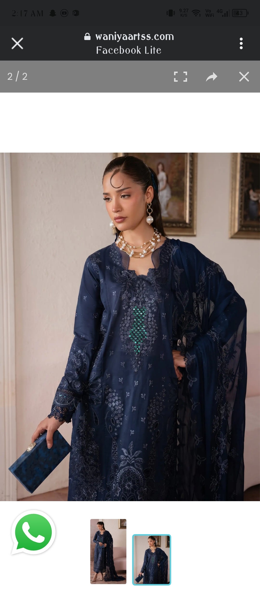 Blossom Embroidery 3pc Lawn Suit