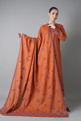 Luxury Embroidered Dhanak 3pc