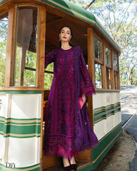 Luxury Embroidered Dhanak 3pc