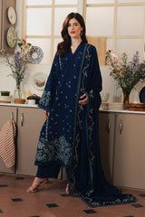 Luxury Embroidered Dhanak 3pc
