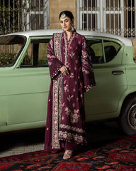 Luxury Embroidered Dhanak 3pc