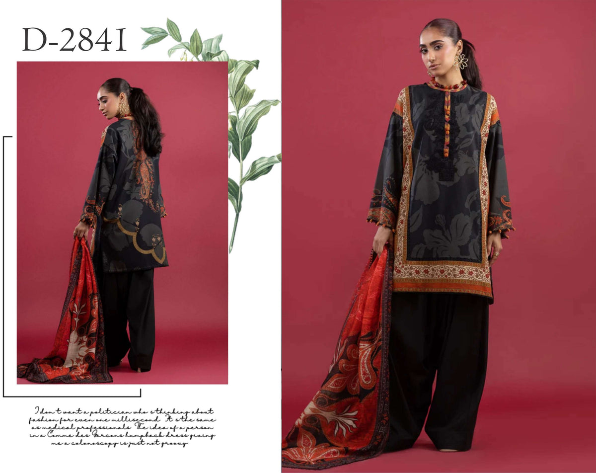 Sana Safinaz Printed 3pc Lawn Suit