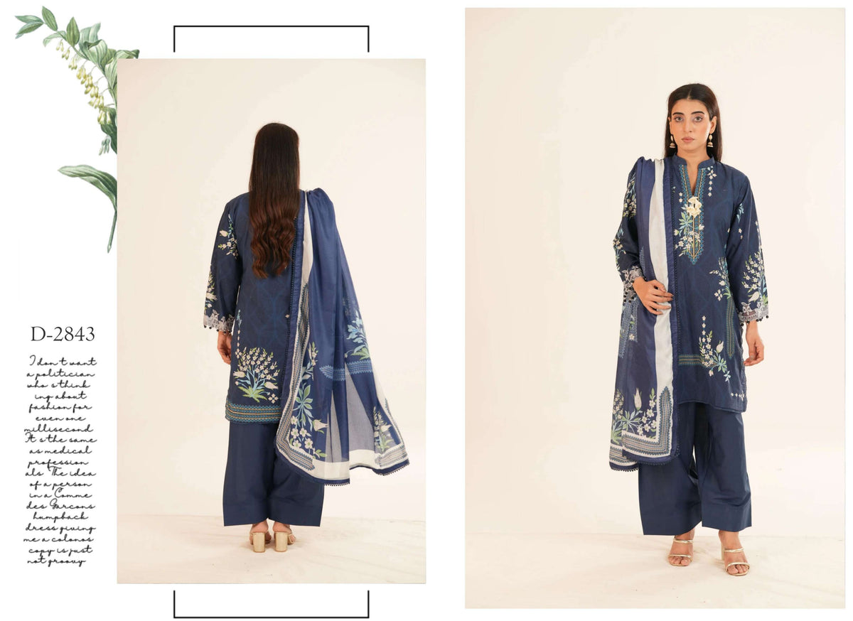 Sana Safinaz Printed 3pc Lawn Suit