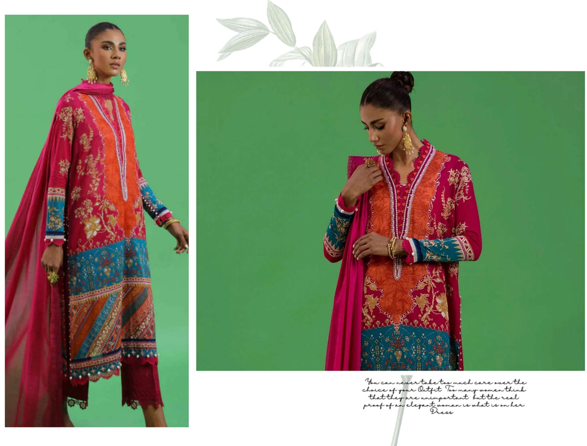 Sana Safinaz Printed 3pc Lawn Suit